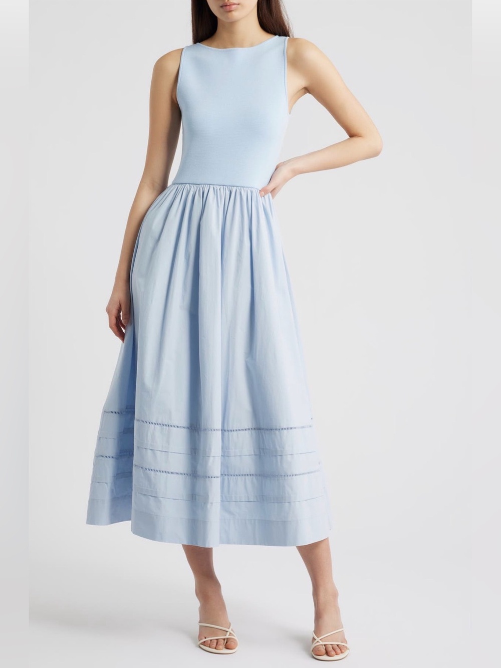 Moon River Sleeveless Maxi Dress